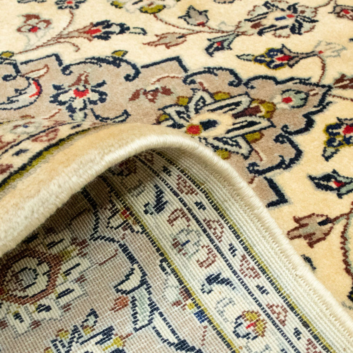 Persiska mattor - Keshan - 213 x 138 cm - beige