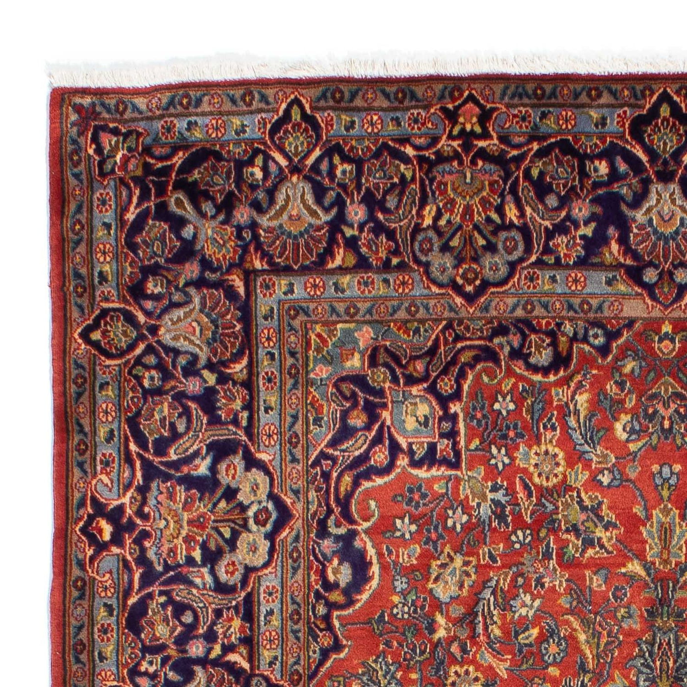 Persiska mattor - Keshan - 222 x 140 cm - rost