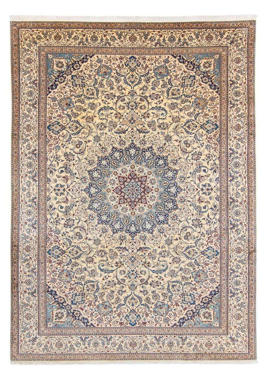 Persisk matta - Nain - 368 x 256 cm - beige