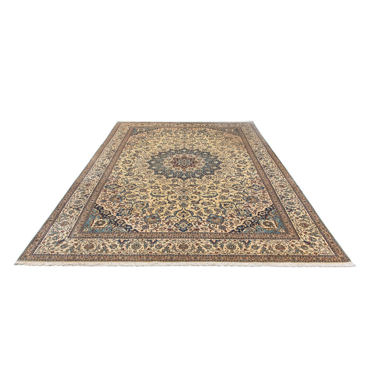 Persisk matta - Nain - 368 x 256 cm - beige
