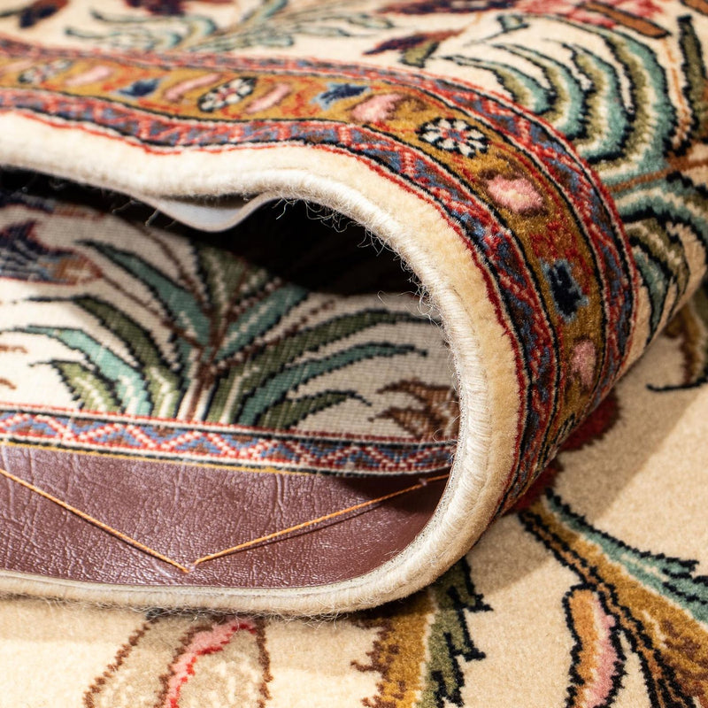 Persisk matta - Ghom - 195 x 122 cm - ljusbrun