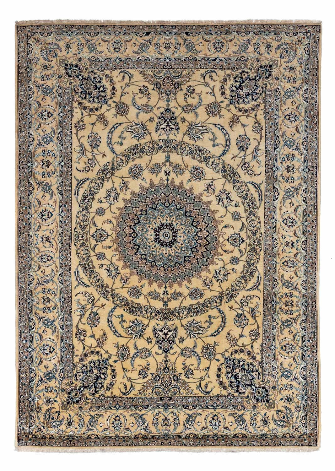 Persisk matta - Nain - 340 x 246 cm - beige