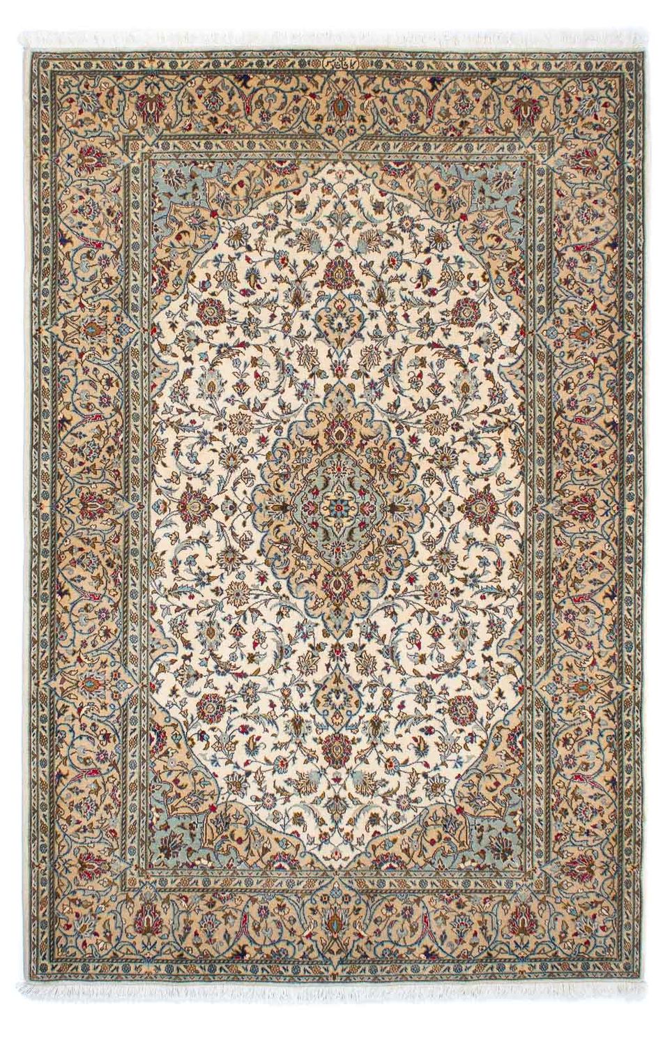 Persiska mattor - Keshan - 216 x 142 cm - beige
