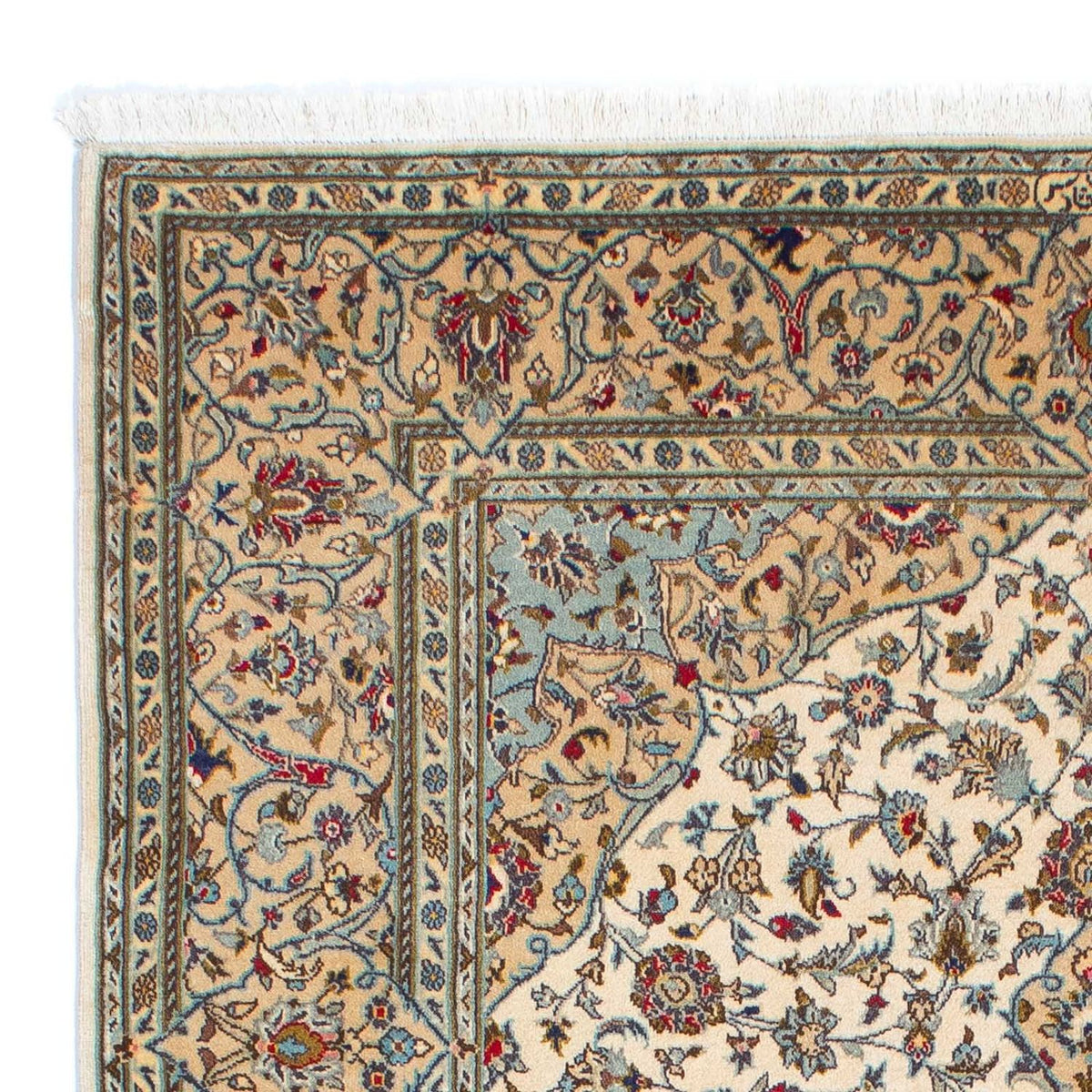 Persiska mattor - Keshan - 216 x 142 cm - beige