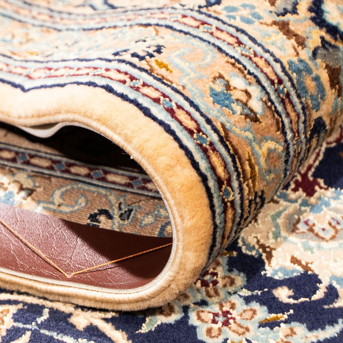 Persisk matta - Bijar - 202 x 140 cm - ljusbrun