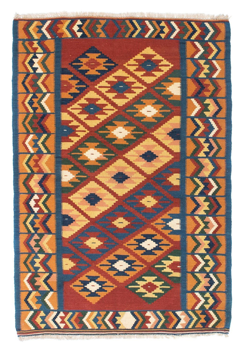 Kelim Carpet - orientalisk matta - 152 x 98 cm - rost