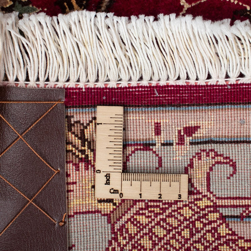 Persisk matta - Tabriz - Royal - 87 x 60 cm - mörkröd