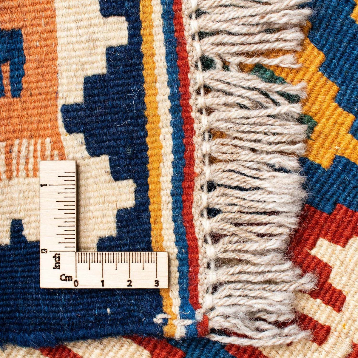 Kelim Carpet - orientalisk matta - 156 x 110 cm - blå