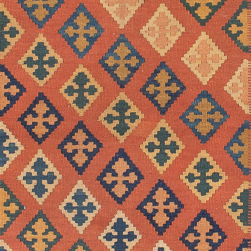 Kelim Carpet - orientalisk matta - 155 x 108 cm - flerfärgad