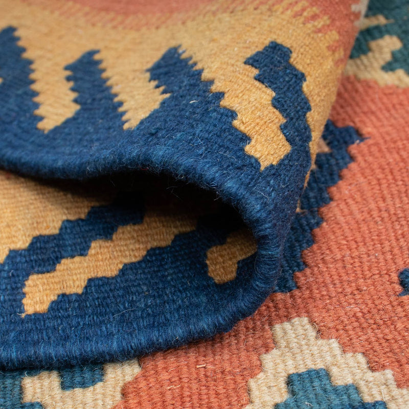 Kelim Carpet - orientalisk matta - 155 x 108 cm - flerfärgad