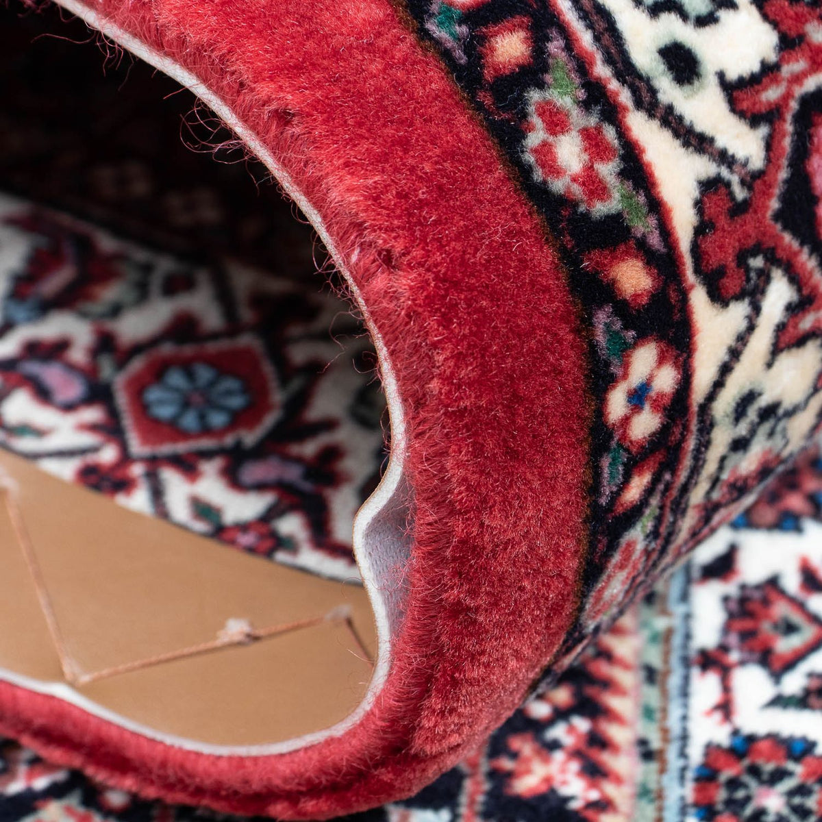 Runner Persisk matta - Bijar - 415 x 82 cm - mörkröd