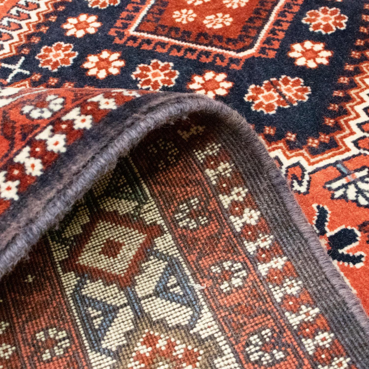 Persisk matta - Nomadic - 225 x 150 cm - röd