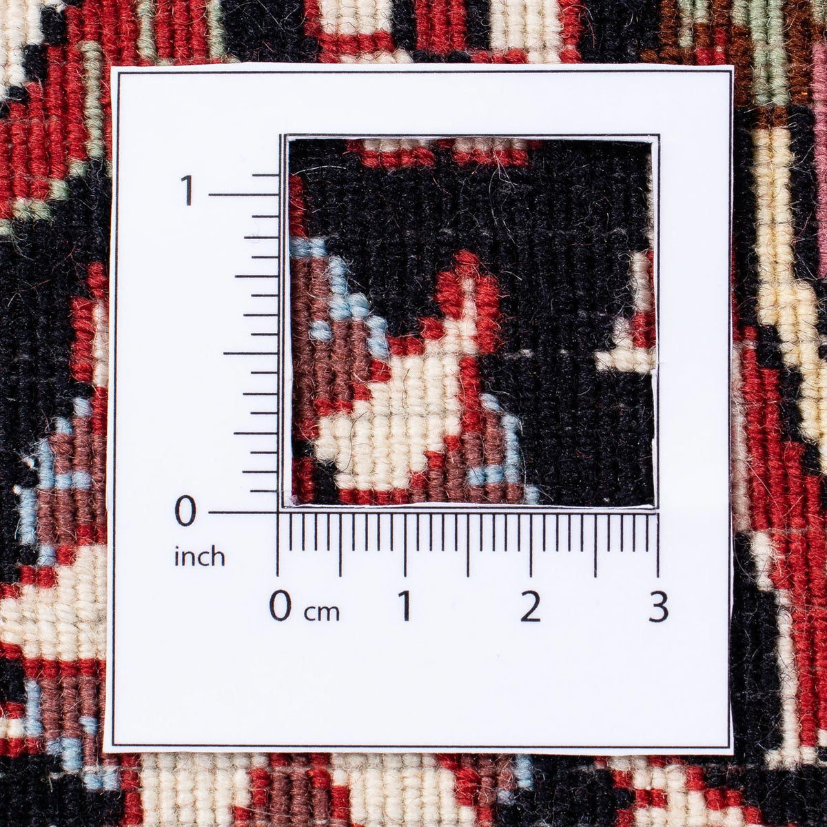 Persisk matta - Bijar - 297 x 250 cm - mörkröd