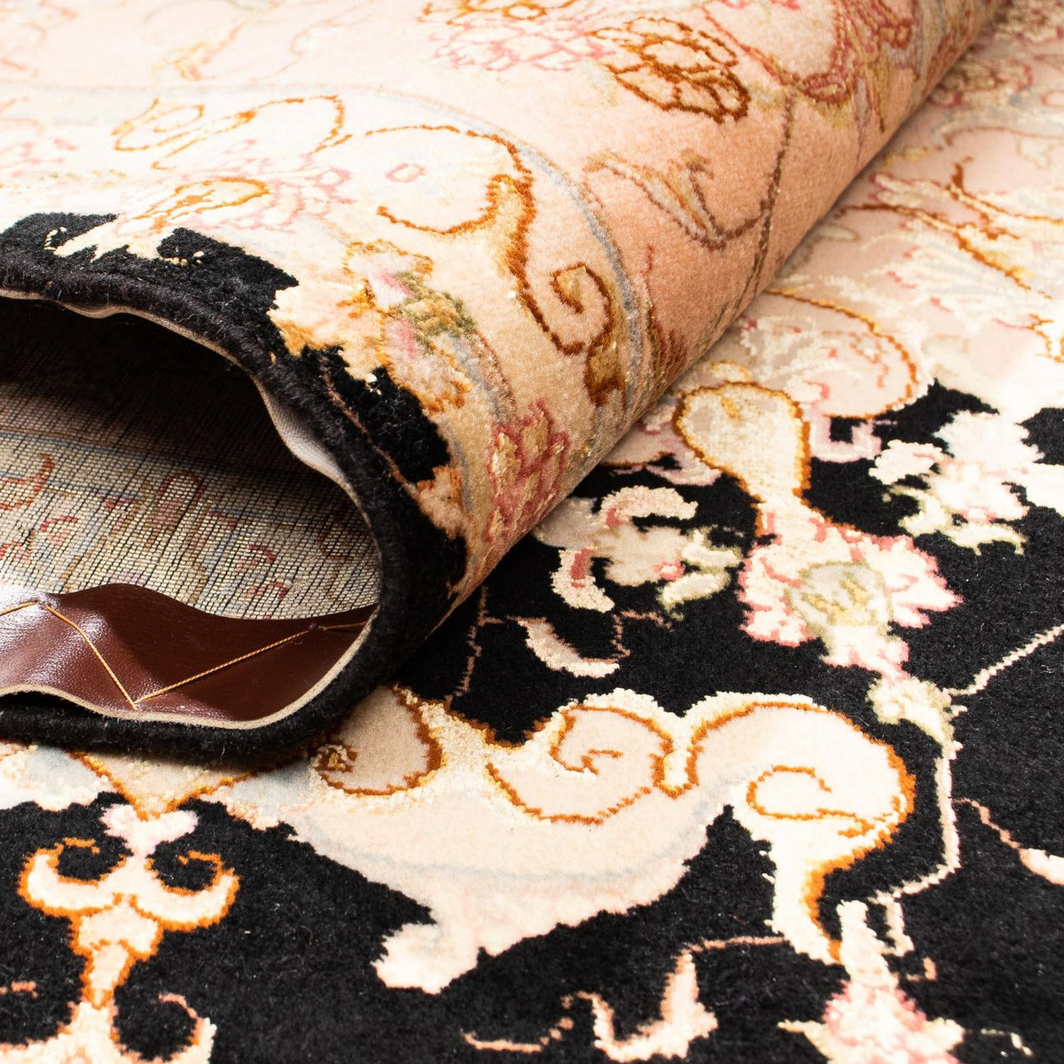 Persisk matta - Tabriz - Royal - 298 x 202 cm - ljusbrun