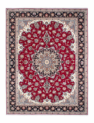 Persisk matta - Tabriz - Royal - 198 x 154 cm - mörkröd