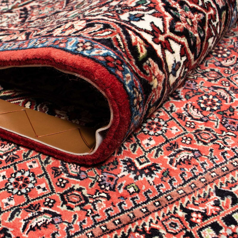 Persisk matta - Bijar - 259 x 201 cm - mörkröd