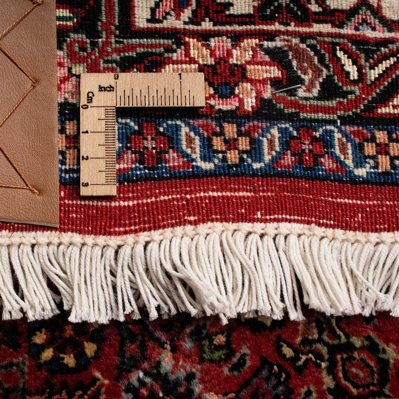 Persisk matta - Bijar - 259 x 201 cm - mörkröd