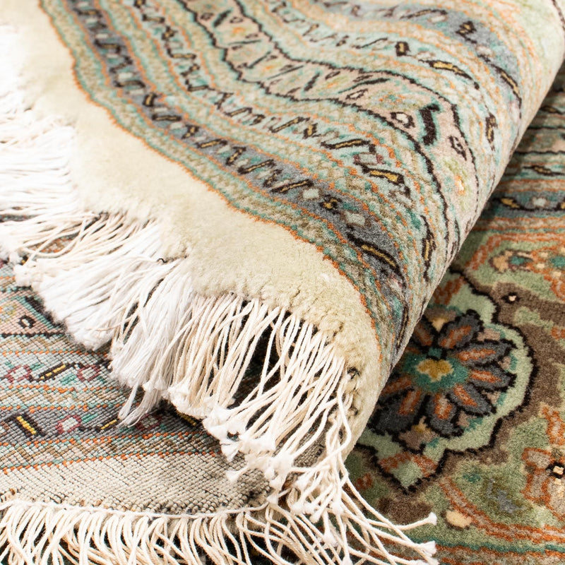 Persisk matta - Tabriz - Royal runt  - 195 x 195 cm - beige
