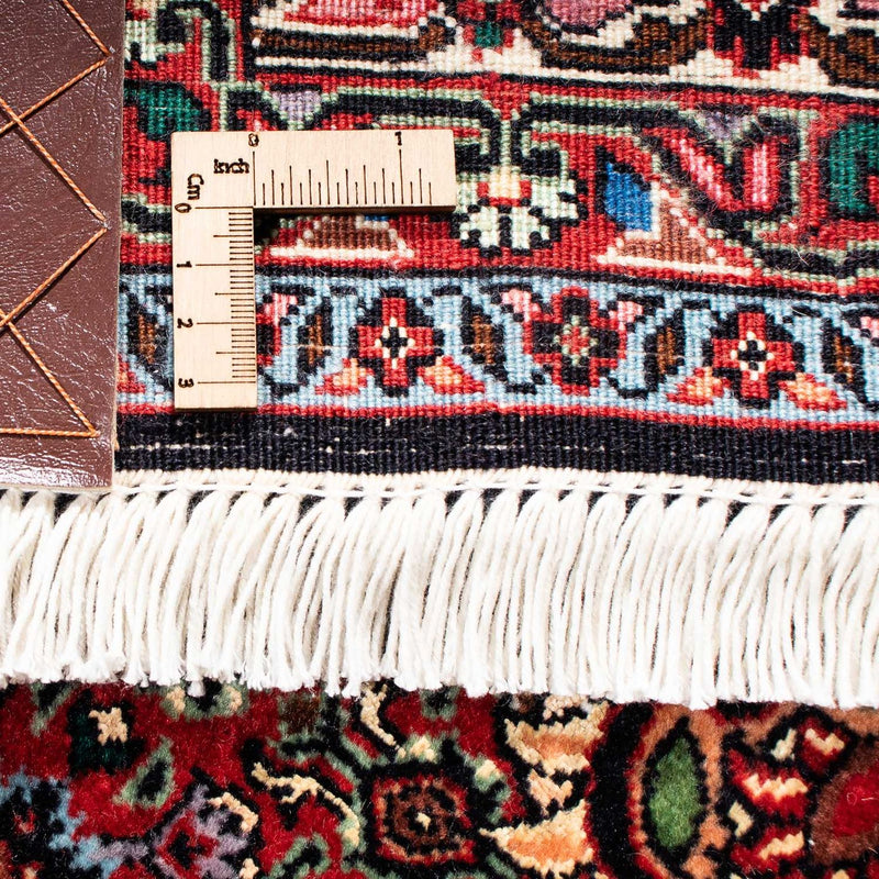 Persisk matta - Bijar - 232 x 168 cm - mörkröd