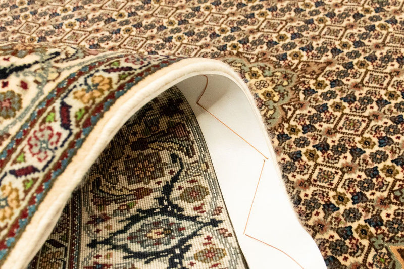 Persisk matta - Tabriz - Royal - 156 x 104 cm - ljusbrun