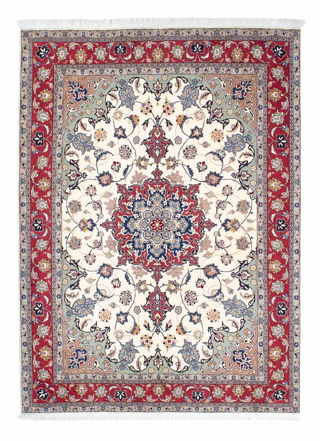 Persisk matta - Tabriz - Royal - 206 x 154 cm - beige