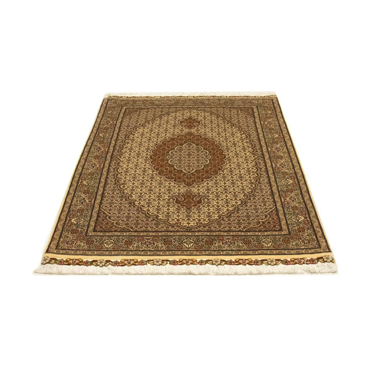Persisk matta - Tabriz - Royal - 154 x 106 cm - beige