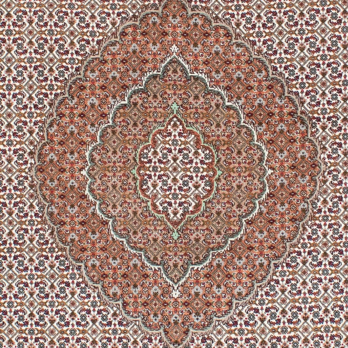Persisk matta - Tabriz - 203 x 153 cm - beige