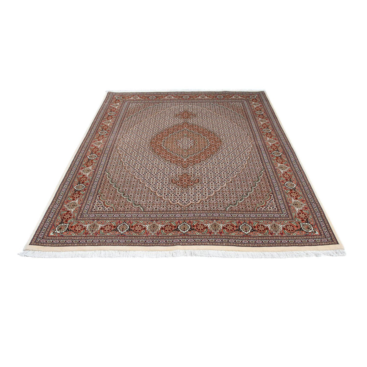 Persisk matta - Tabriz - 203 x 153 cm - beige