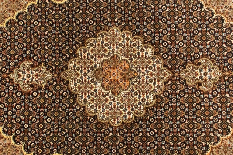 Persisk matta - Tabriz - Royal - 150 x 105 cm - mörkblå