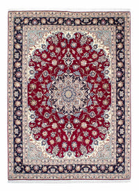 Persisk matta - Tabriz - Royal - 207 x 155 cm - mörkröd