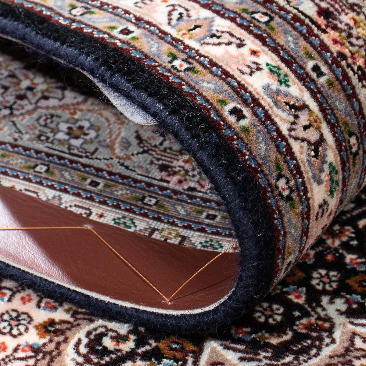 Persisk matta - Tabriz - Royal - 208 x 150 cm - ljusbrun