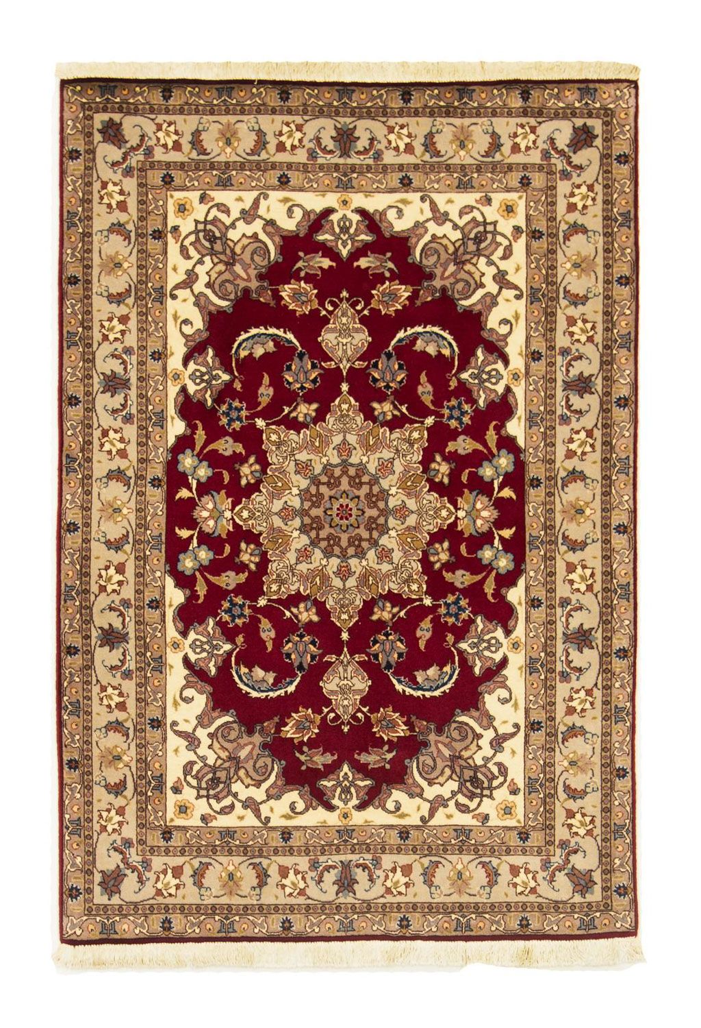 Persisk matta - Tabriz - Royal - 150 x 100 cm - röd