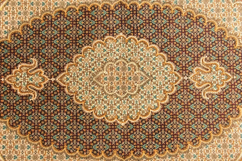 Persisk matta - Tabriz - Royal - 155 x 102 cm - mörkblå