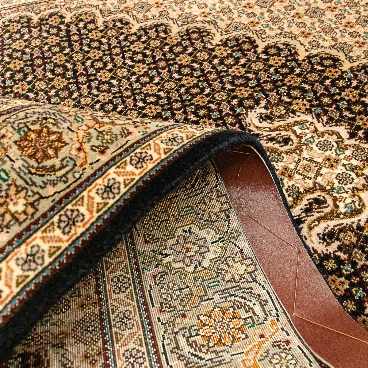 Persisk matta - Tabriz - Royal - 148 x 100 cm - mörkblå