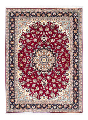 Persisk matta - Tabriz - Royal - 207 x 153 cm - mörkröd