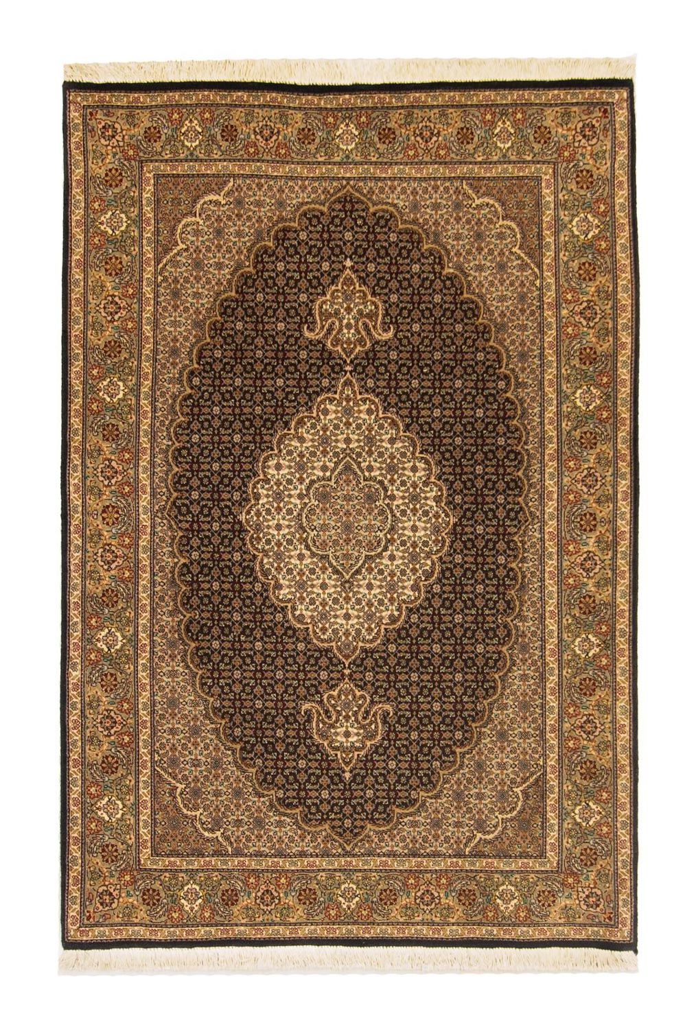 Persisk matta - Tabriz - Royal - 153 x 102 cm - mörkblå