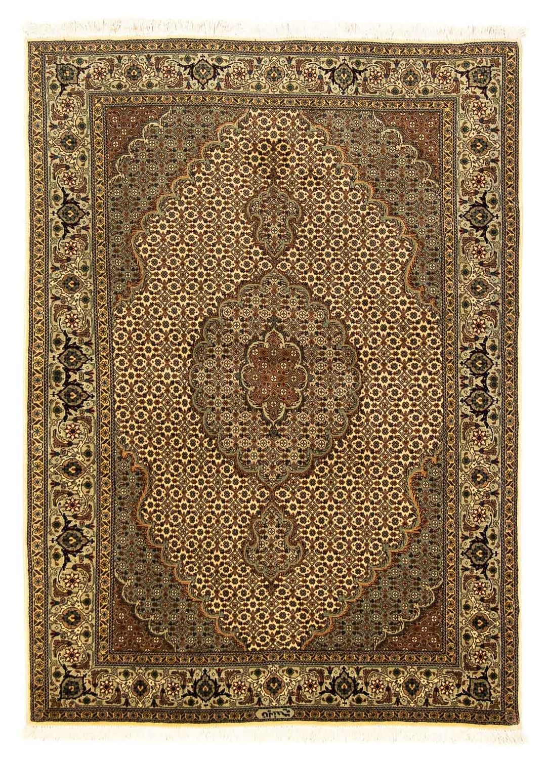 Persisk matta - Tabriz - Royal - 155 x 105 cm - beige