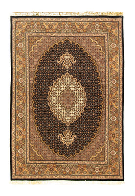 Persisk matta - Tabriz - 145 x 104 cm - svart