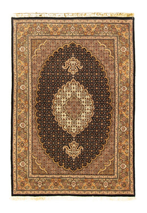 Persisk matta - Tabriz - 145 x 104 cm - svart