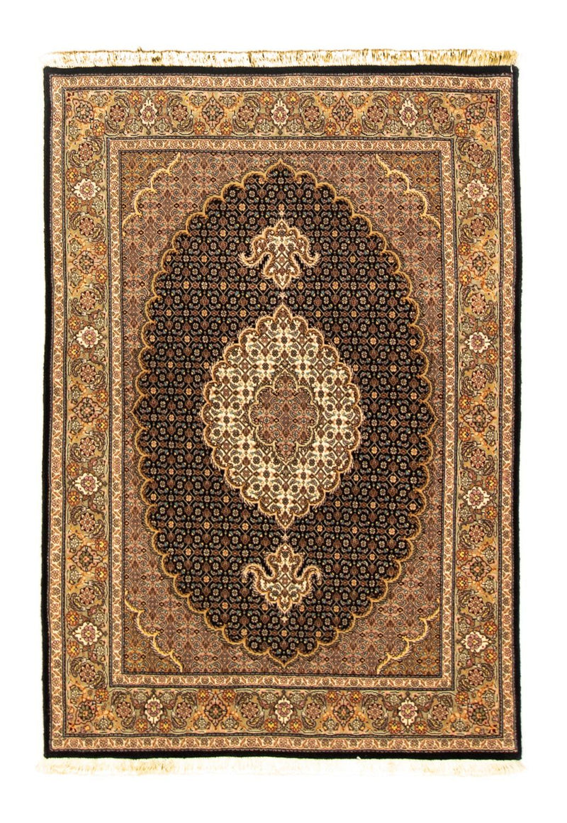 Persisk matta - Tabriz - 145 x 104 cm - svart