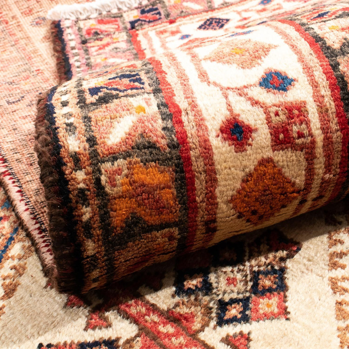 Persisk matta - Nomadic - 207 x 158 cm - mörkblå