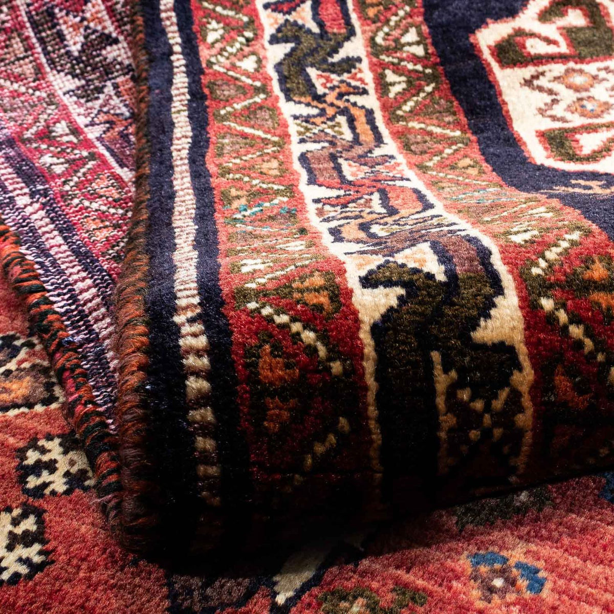 Persisk matta - Nomadic - 276 x 172 cm - mörkröd