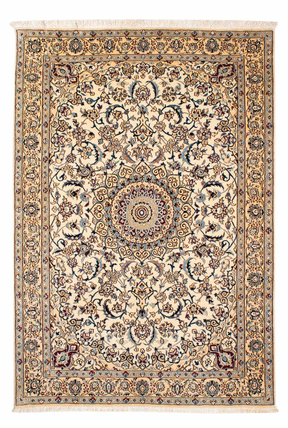 Persisk matta - Nain - Premium - 186 x 132 cm - beige