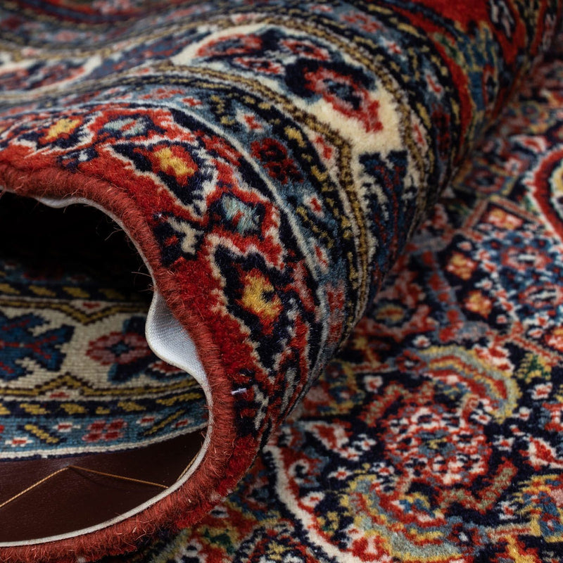 Persisk matta - Nomadic - 288 x 198 cm - mörkröd