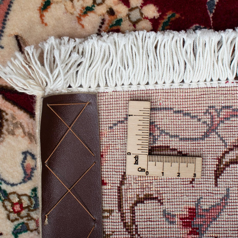 Persisk matta - Tabriz - Royal - 90 x 60 cm - mörkröd