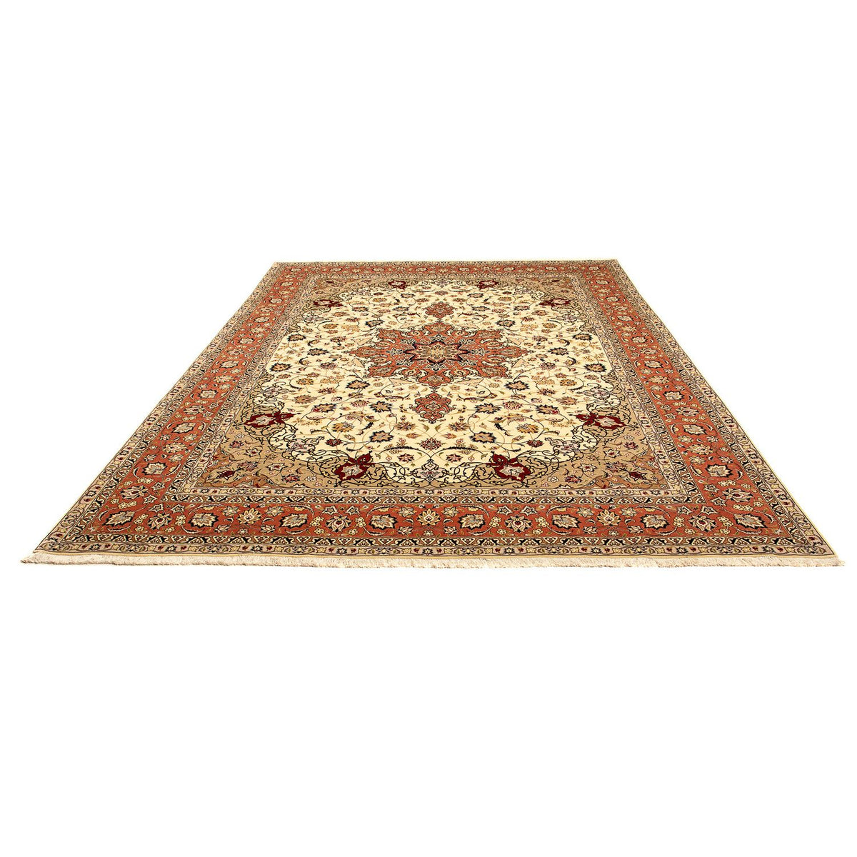 Persisk matta - Tabriz - Royal - 345 x 253 cm - beige