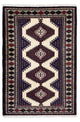 Turkaman-matta 139x87cm - Persisk matta