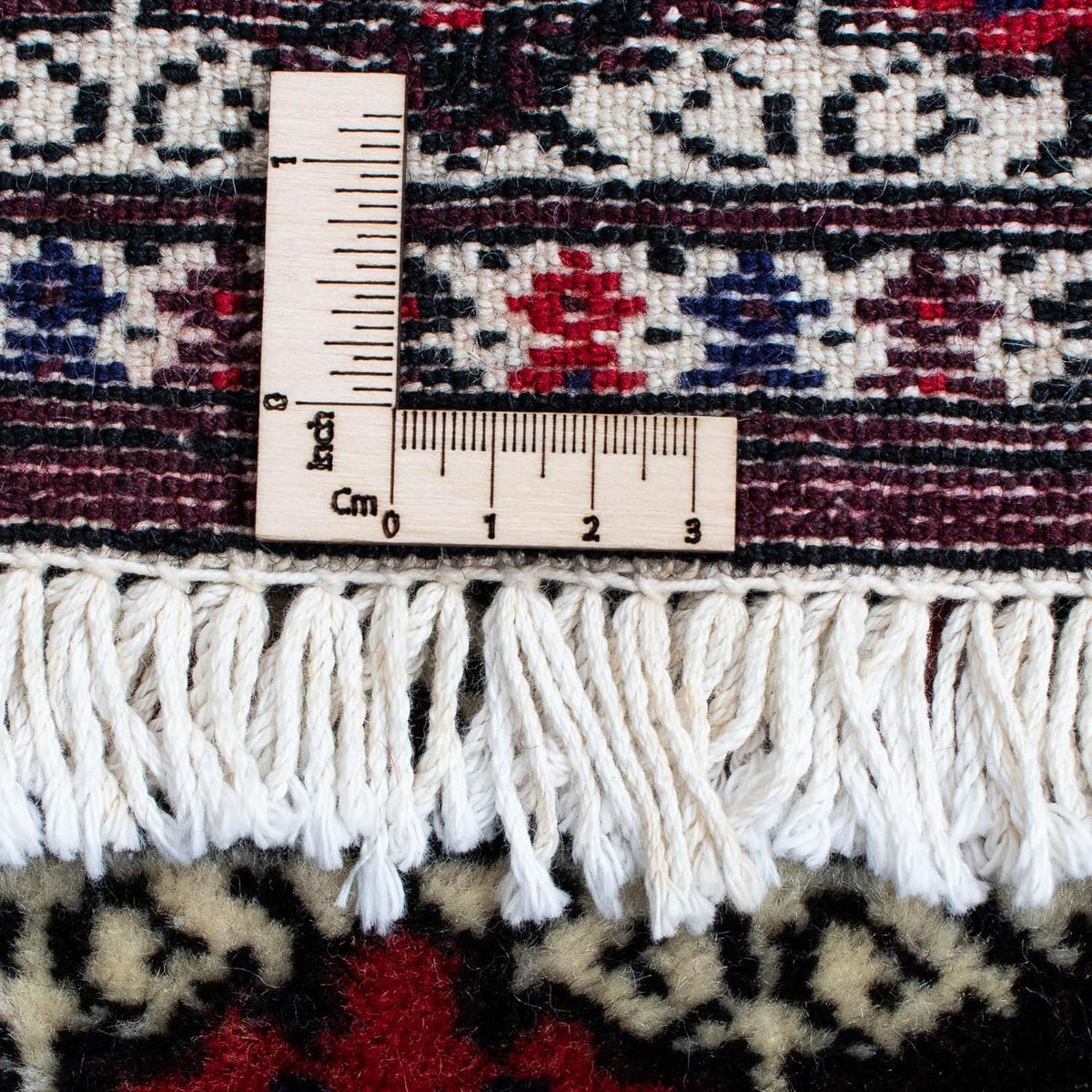 Turkaman-matta - 139 x 87 cm - flerfärgad