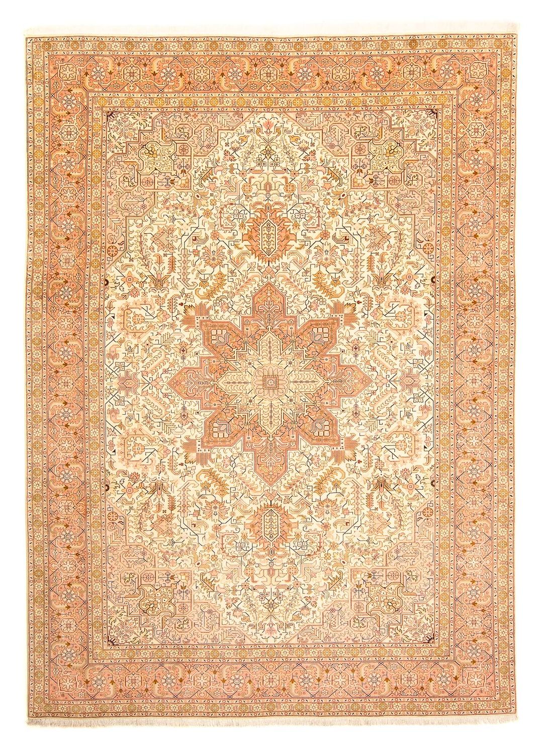 Persisk matta - Tabriz - Royal - 346 x 249 cm - beige