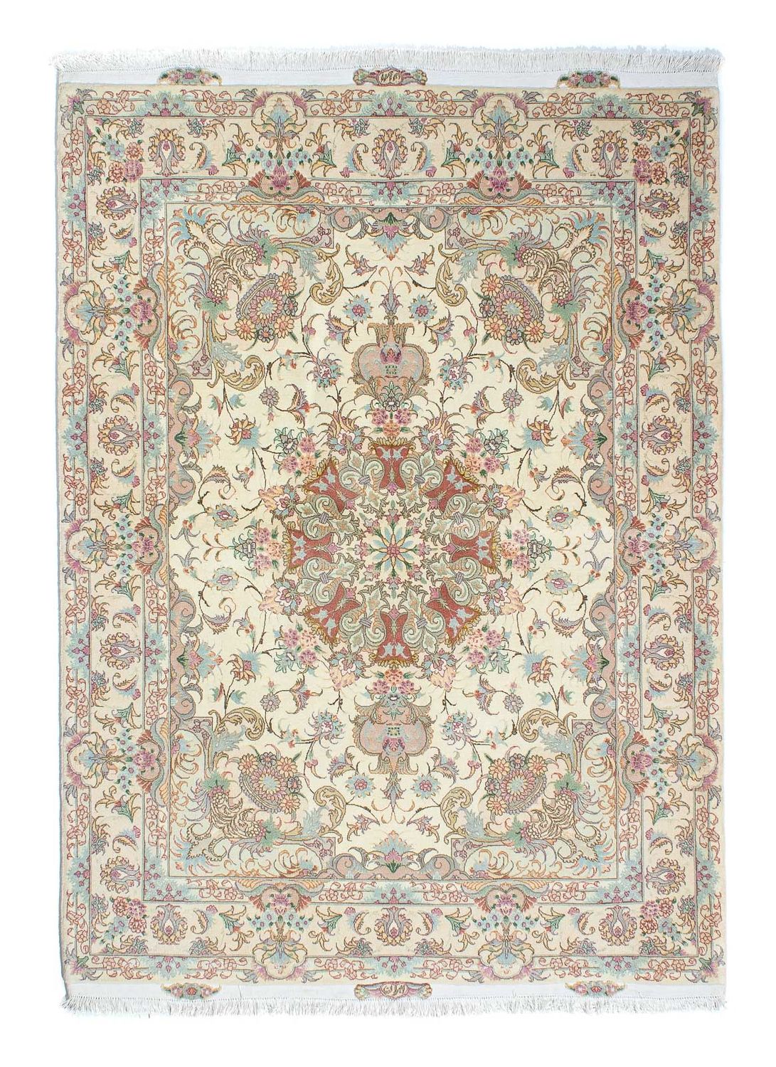 Persisk matta - Tabriz - Royal - 203 x 151 cm - beige